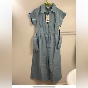 Tuckernuck Light Blue Short Sleeve Dress
